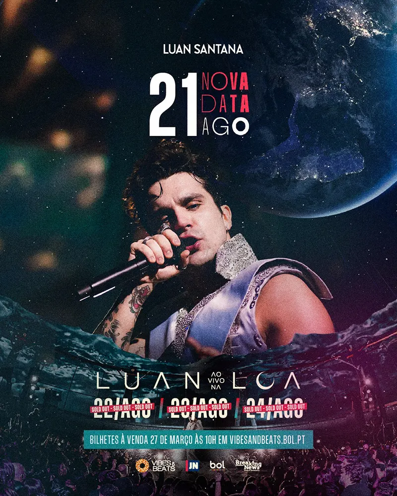 Luan Santana em Lisboa