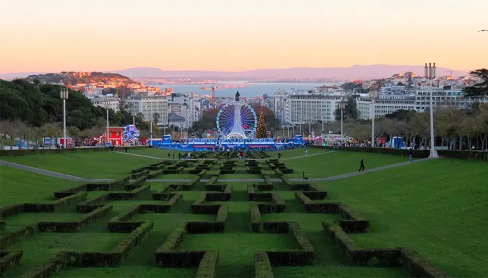 Parque Eduardo VII - Alameda Central Alameda central do parque